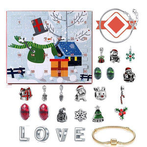 🎁24 Tage Countdown-Kalender DIY Weihnachts-Adventskalender Armbänder Set