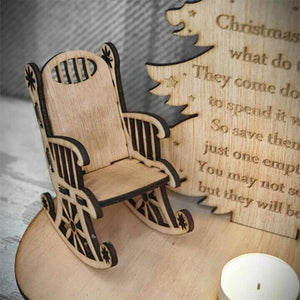 Weihnachtsdekoration aus Holz
