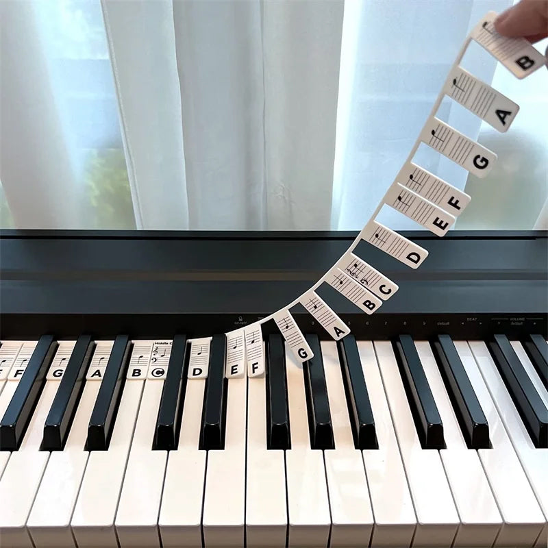 🎁Abnehmbare Klaviertastatur Notenetiketten