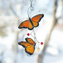 Laden Sie das Bild in den Galerie-Viewer, Schmetterlingslibellen-Glasanhänger

