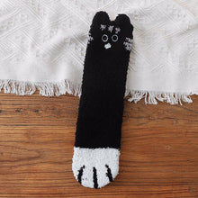 Laden Sie das Bild in den Galerie-Viewer, Fuzzy-Socken mit Katzenpfoten
