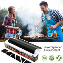 Laden Sie das Bild in den Galerie-Viewer, Hirundo Antihaft BBQ Grillmatten mit Schneidebox
