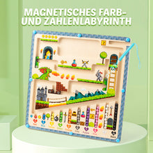 Laden Sie das Bild in den Galerie-Viewer, Hölzernes pädagogisches Labyrinthspielzeug für Kinder
