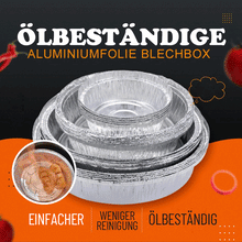 Laden Sie das Bild in den Galerie-Viewer, Wiederverwendbare Auskleidungen für Luftfritteusen aus Aluminiumfolie
