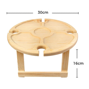 Klappbarer Picknicktisch aus Holz