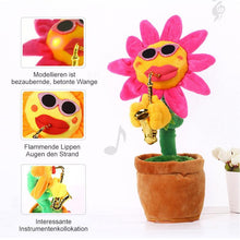 Laden Sie das Bild in den Galerie-Viewer, Tanzen Sonnenblumen Sänger mit Saxophon, lustiges Spielzeug

