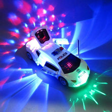 Laden Sie das Bild in den Galerie-Viewer, 360 Grad-Drehrad-musikalische LED, die elektronisches Polizeiwagen beleuchtet
