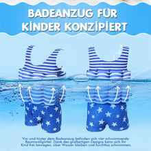 Laden Sie das Bild in den Galerie-Viewer, Badeanzug mit Schwimmhilfe für Kinder
