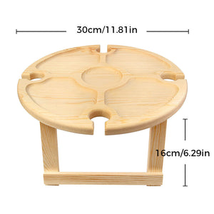 Klappbarer Picknicktisch aus Holz