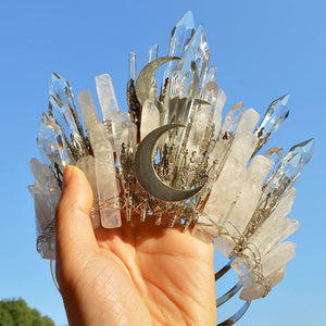 Handgemachte natürliche Kristall Krone