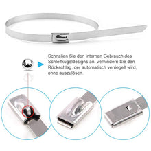 Laden Sie das Bild in den Galerie-Viewer, Mehrzweck-Kabelbinder aus Metall (100 STÜCK)
