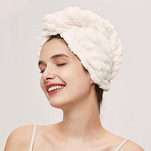 Hut aus Korallenvlies für trockenes Haar