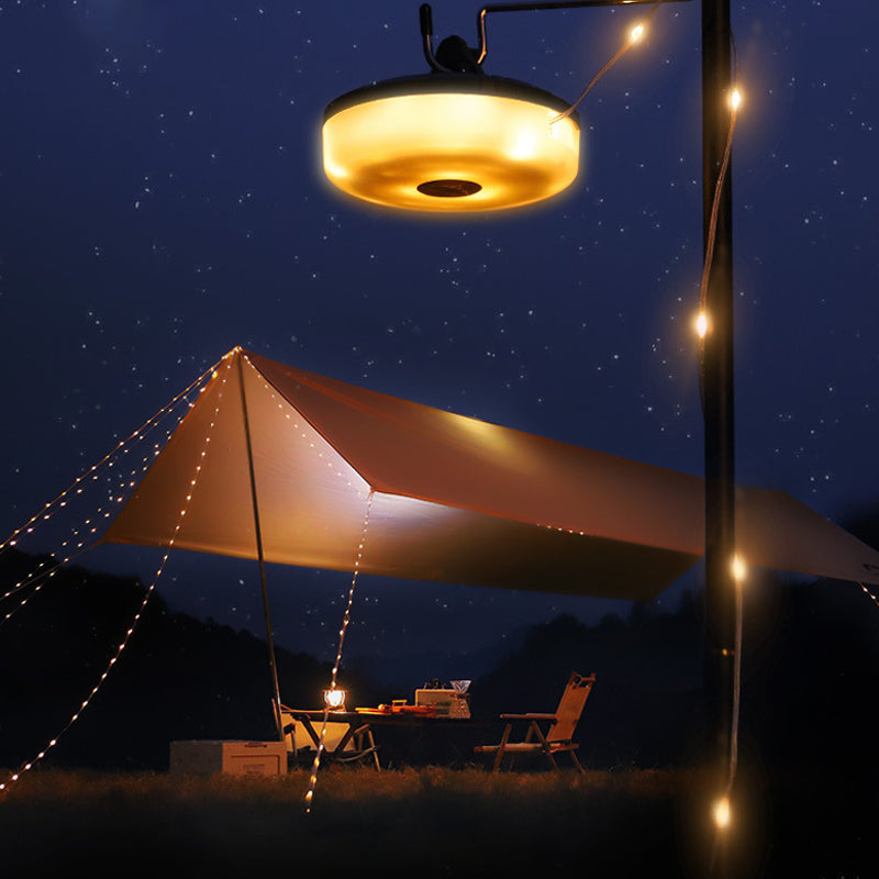 Iodoo Wasserdichte Camping Lichterkette – Wiederaufladbar, 10m, RGB & Warmlicht