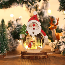 Laden Sie das Bild in den Galerie-Viewer, LED-Weihnachtsbeleuchtung aus Holz
