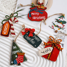 Laden Sie das Bild in den Galerie-Viewer, Weihnachtsdekoration Holzanhänger
