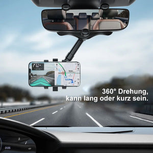 🤳🏽Multifunktionale drehbare Auto-Rückspiegel-Handyhalterung