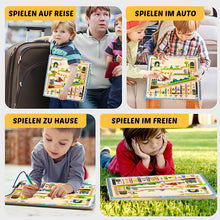 Laden Sie das Bild in den Galerie-Viewer, Hölzernes pädagogisches Labyrinthspielzeug für Kinder
