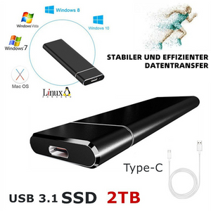 Externe Ultra-Speed-SSD-Festplatte