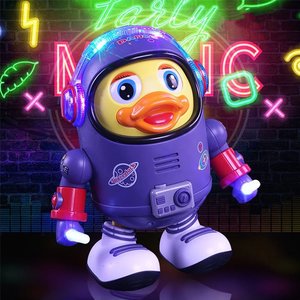 Singende und tanzende Astronauten-Ente