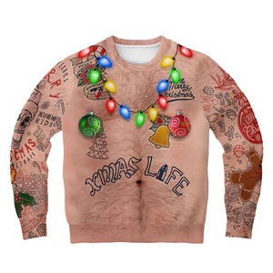 Sweatshirt mit Weihnachtsdruck