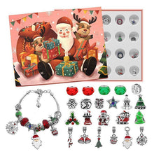 Laden Sie das Bild in den Galerie-Viewer, 🎁24 Tage Countdown-Kalender DIY Weihnachts-Adventskalender Armbänder Set

