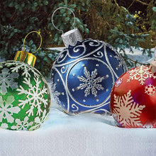 Laden Sie das Bild in den Galerie-Viewer, Aufblasbarer Weihnachtsball im Freien dekoriert
