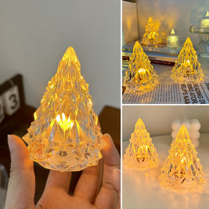 🎄Mini LED Kristall Weihnachtsbaum Nachtlicht