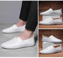 Laden Sie das Bild in den Galerie-Viewer, Jack Washington Minimal-Loafer aus echtem Leder

