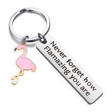 Laden Sie das Bild in den Galerie-Viewer, Motivierender Flamingo-Schlüsselanhänger
