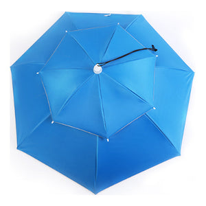 Regenschirmhut für das Fischen und Gartenarbeit