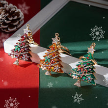 Laden Sie das Bild in den Galerie-Viewer, Weihnachtsfest-Bevorzugungs-DIY-Diamant-Schlüsselanhänger
